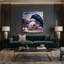 «Southwestern Animals», art mural sur toile mauve 45-645637947