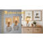 Ensemble de 2 lampes de table Boho avec interrupteur marche / arrêt