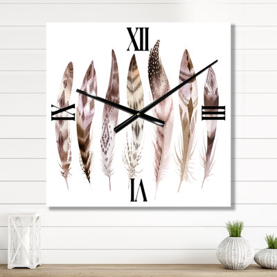 Horloge murale Feather