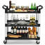 Nekole Metal Bar Cart