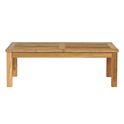 Morlan Rectangular Teak Outdoor Coffee Table