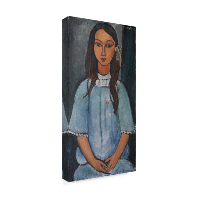 Reproduction d’art sur toile tendue « Alice » par Modigliani