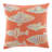 Batic Fish Down Reversible Throw Pillow