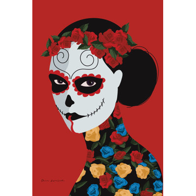 Dia De Los Muertos II by Omar Escalante - Wrapped Canvas Print