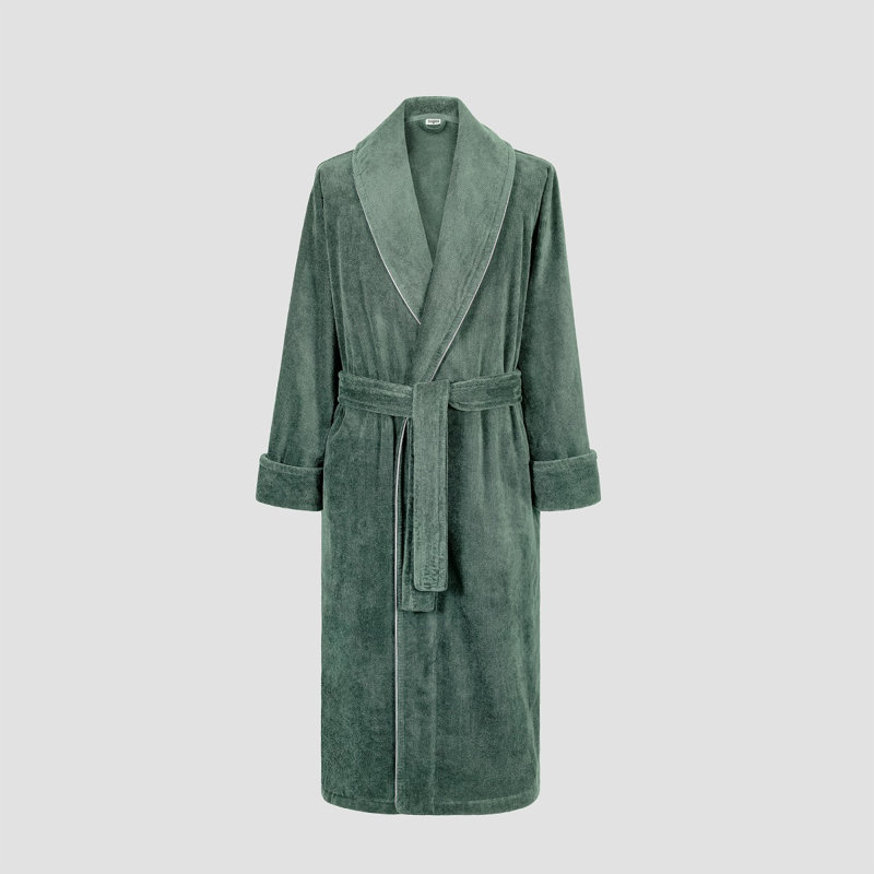 Peignoir garçon / homme 100% coton Simon + cheville Simon, XL, Bleu