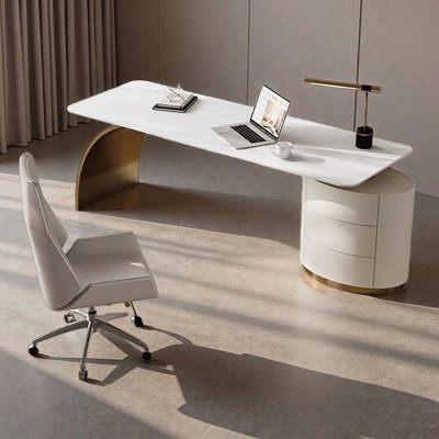 Small sized modern office desk