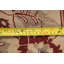 Tapis intérieur en laine ziegler 9 pi 9 po x 14 pi 4 po one-of-kind-noué la main Nadel