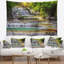 Paysage tranquille tapisserie cascade d'erawan-28484598