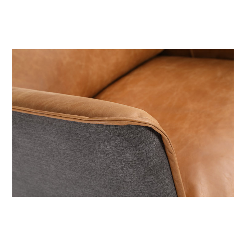 32.5" Wide Top Grain Leather Armchair