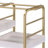 Serving Cart With 3 Adjustable Trays