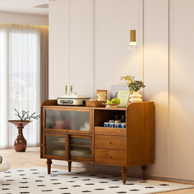 Multi Functional Retro Glass Display Case