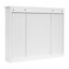 Armoire à pharmacie de 36 po x 28 po, armoire de rangement murale pour salle de bain, avec 1 tablette réglable, armoire à pharmacie murale pour la salle de bain, charnières à fermeture douce, portes à ouverture pivotante