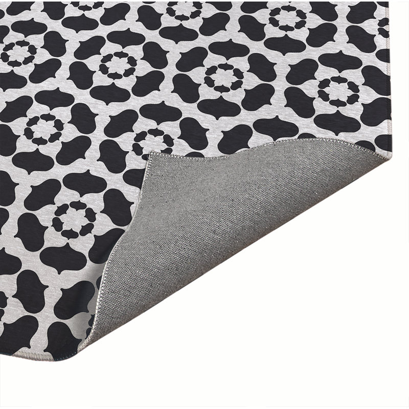 Tapis de chaise de bureau Cleo, L 60 po x P 84 po, Gris anthracite
