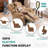 Anastasie Upholstered Heated Massage Chair-477425359