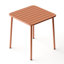 Table carrée pour l'extérieur Brick Red-1471110165
