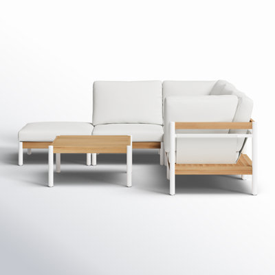 Penna 5-Person Teak Patio Seating Group