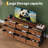63" TV Stand Dresser with 9 Fabric Drawers for TVs up to 70", Entertainment Center with Storage Organizer-1403806170