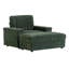 Canapé-lit surdimensionné de 42 po pour l'intérieur, canapé en fausse fourrure de lapin avec repose-pieds avec rangement et accoudoirs, porte-gobelets, fauteuil-lit rembourré, canapé de lecture avec assise profonde-999269738