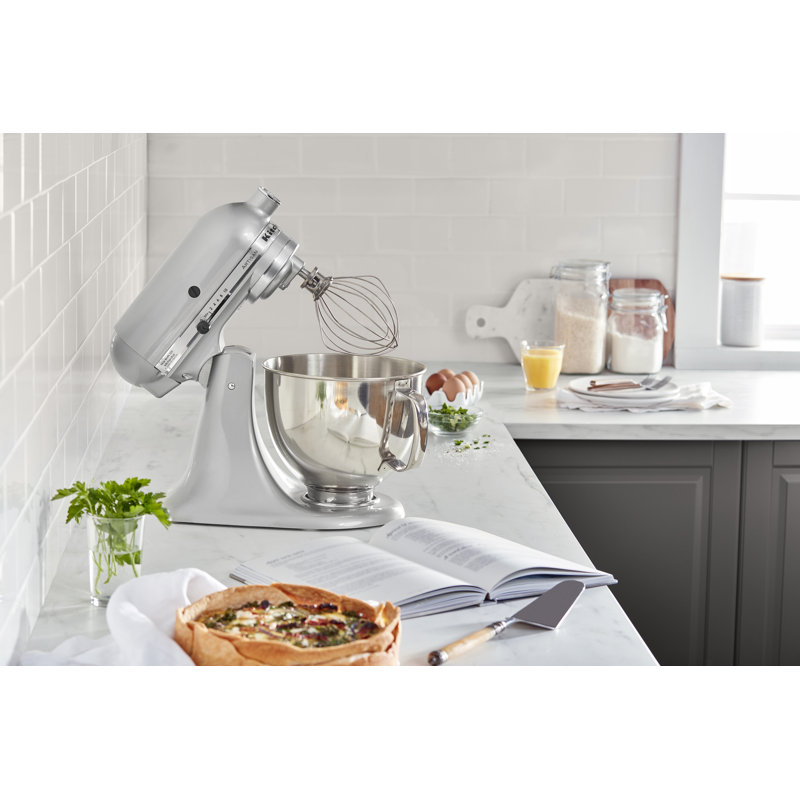 KitchenAid® Artisan® Series 5 Quart Tilt-Head Stand Mixer, Metallic Chrome