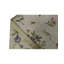 Wool Floral Area Rug in Taupe/Green/Pink