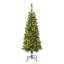 National Tree Company, First Traditions Collection, 4.5Ft Pre-Lit Artificial Linden Spruce Wrapped Tree, 150 Warm White LED Lights- UL-1680192423