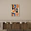 Oliver Gal Rhythmic Colorscape II Abstract - Heavy Gel Top Coat Framed Canvas Art-2055322961-2055322963