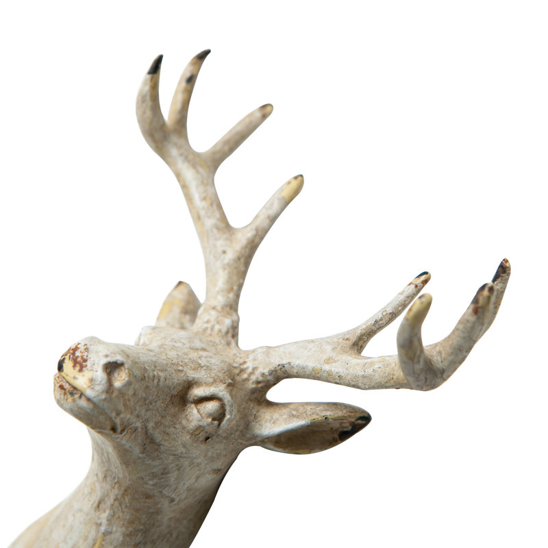 Keisha Iron Wall Wall Hook, Distressed White