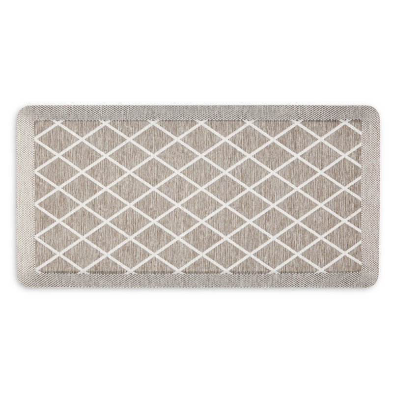 Tapis de cuisine Martha Stewart, Café, Rectangle 1 pi 7,6 po x 3 pi 3 po