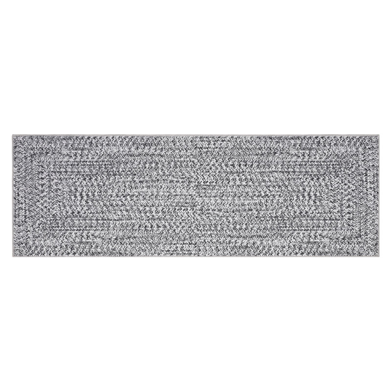 Washable Runner Rug 2x8 Non Slip Modern Hallway Rug Carpet Runner for Living Room Bedroom Kitchen Laundry Entrance, Gray