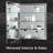 Designer Series Recessed or Surface Mount Frameless Medicine Cabinet with 3 Adjustable Shelves-115363115