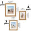 Ensemble de 7 cadres photo Merranda Americanflat - Verre incassable - Ensemble de cadres muraux Gallery-101041436