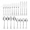 Hampton Forge Avalon 20 Piece Flatware Set