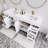 Spring 72" Double Bathroom Vanity Set-89140824