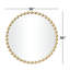 Miroir mural en métal avec détails perlés-1025554957-1025554946