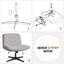 Boucle Swivel Desk Chair-361327377