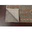 Tapis bleu clair / orange en laine Ziegler