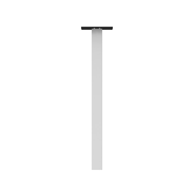 White Vinyl Mailbox Fence Post with Mounting Hardware