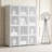  Durable & Space-Saving 12-Cube Storage Cabinet Organizer – Modular Closet System with Easy Assembly – Plastic and Metal Shelves for Home Organization, White-1510760688