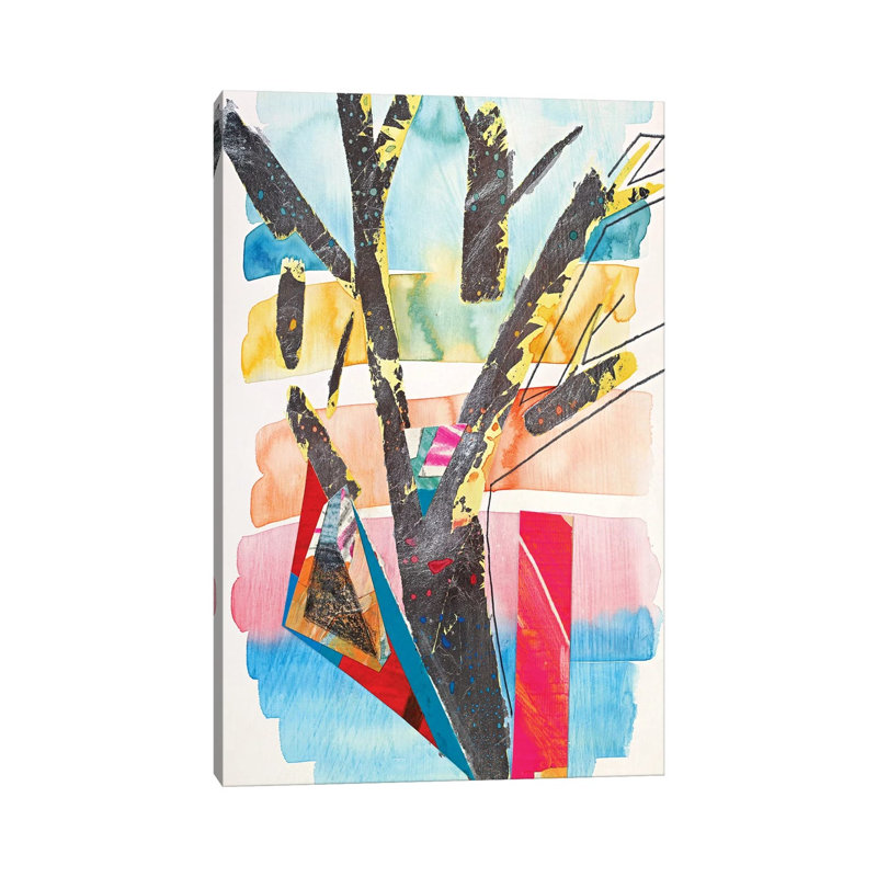 Magical Forest XXX by Pamela Staker - Painting on Canvas, 30.48 cm H x 45.72 cm W, Wrapped Canvas