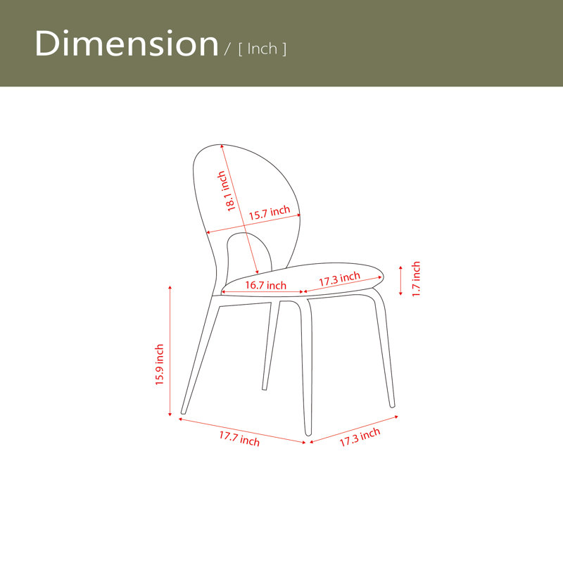 Chaises en similicuir avec pieds et dossier, chaise de bureau moderne pour le salon, la salle à manger, avec 2 pièces