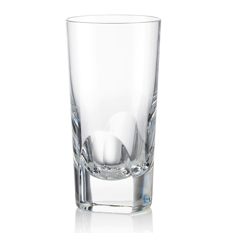 Rogaska Manhattan Clear Leaded Crystal Highball Glass Set