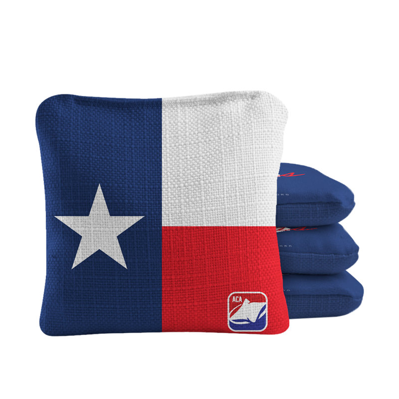 Patriotic Dual-Sided Cornhole Bags with Microsuede and Turbo Fabric
