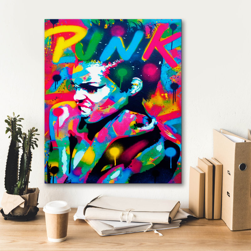 " Punk " by Abstract Graffiti, 24" H x 20" W x 0.75" D