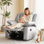 Fauteuil inclinable manuel berçant pivotant de 34 po de largeur avec accoudoirs réglables-55318884