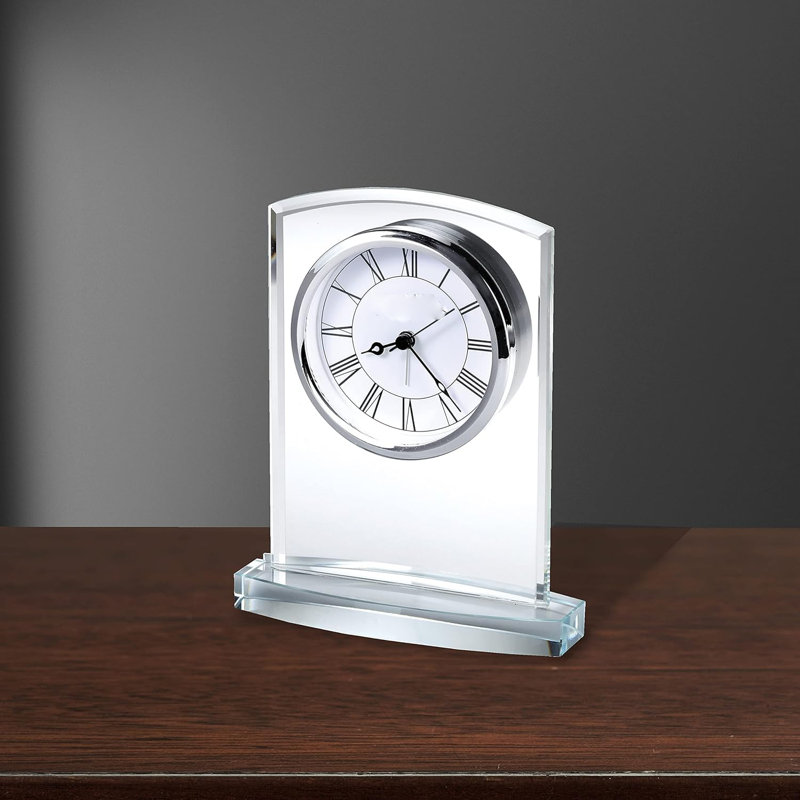Elegant Glass Table Clock