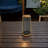 Wooden Candle Lantern with Metal Handle