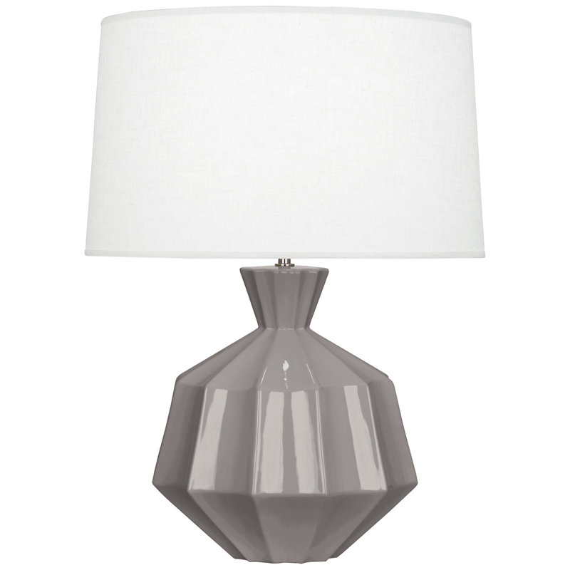 Small Orion Accent Lamp, Smoky Taupe, 27" H x 19.5" W x 19.5" D