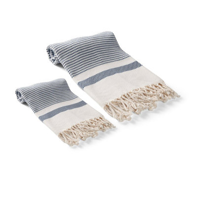 Ensemble de serviettes en coton turc 2 pièces Mirabel
