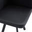 Ensemble de vaisselle 7 pièces: table en mélamine + chaise rembourrée en polyuréthane, structure en fer thermolaqué pour la cuisine / salle à manger