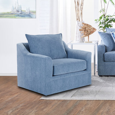 Fauteuil d'appoint pivotant en polyester Jakeira Camreon